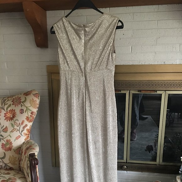 Gold Shimmer Evening Gown - Picture 3 of 5